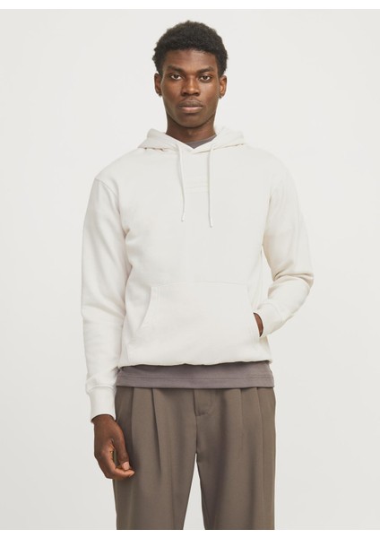 Kapüşon Yaka Ekru Erkek Sweatshırt 12256841_JJHAKKAI Sweat Hood