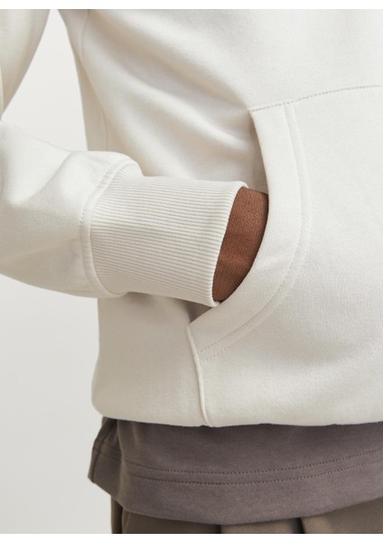 Kapüşon Yaka Ekru Erkek Sweatshırt 12256841_JJHAKKAI Sweat Hood modelleri