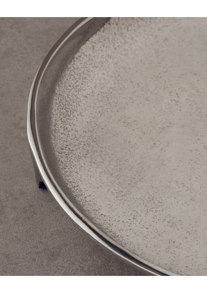 Mirrory Dekoratif Tabak Silver