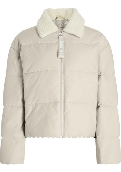 Taş Kadın Şişme Mont Avıator Puffer