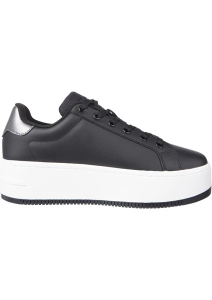 Tommy Hilfiger Siyah - Beyaz Kadın Sneaker EN0EN02711TRH