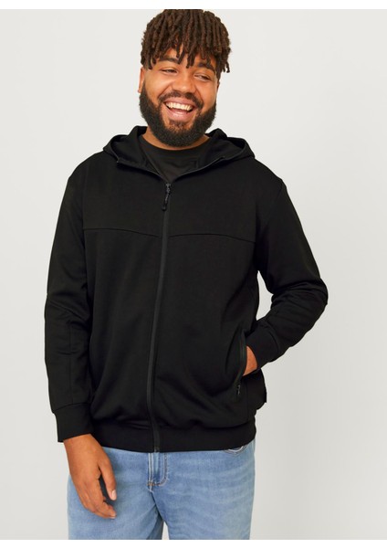 Kapüşon Yaka Siyah Erkek Sweatshırt 12263091_JCOFUSION Sweat Zıp Hood P fiyatları