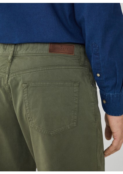 Normal Bel Normal Paça Slim Fit Haki Erkek Pantolon HM212491