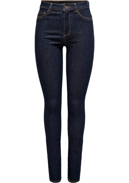 Yüksek Bel Dar Paça Dar Koyu Mavi Kadın Denim Pantolon Onlrose Hw Skınny Dnm GUA030 fiyatları