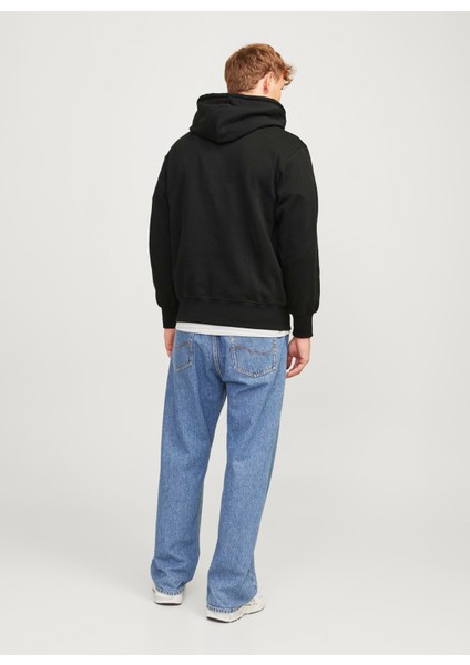 Kapüşon Yaka Siyah Erkek Sweatshırt 12262811_JORFREDERIKSBERG Sweat Hoo fırsatları