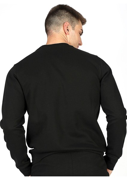 Bisiklet Yaka Siyah Erkek Sweatshırt 251 Lcm 241030 Shawn Siyah fırsatları