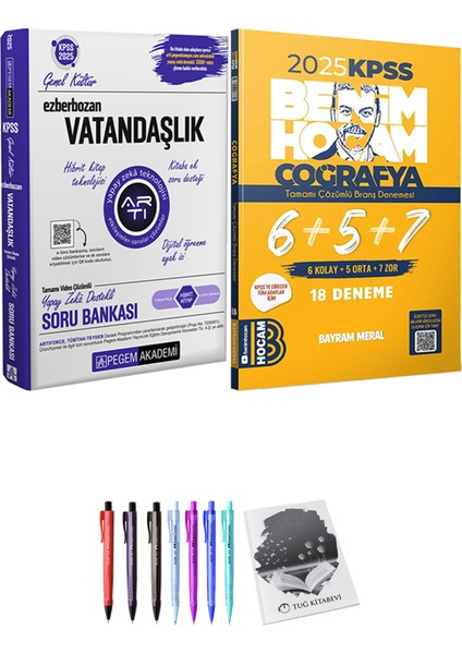 2025 Kpss Vatandaşlık Soru Bankası - 2025 Kpss Coğrafya 18 Deneme