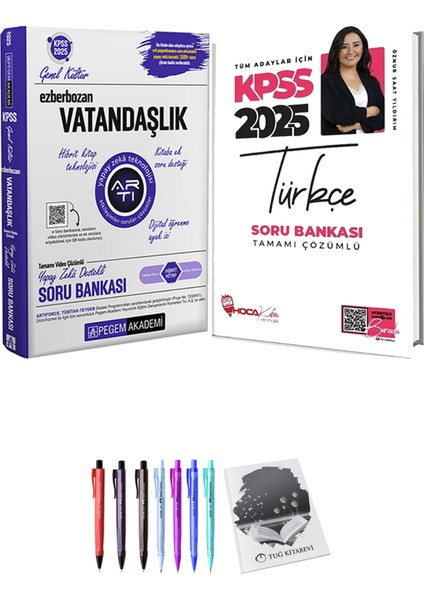 2025 Kpss Vatandaşlık Soru Bankası - Hoca Kafası 2025 Kpss Türkçe Soru Bankası