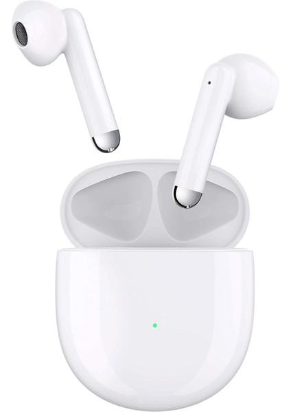 - Moveaudıo S200 Kablosuz Kulaklık (Gürültü Azaltma, Bluetooth 5.0, Hızlı Şarj, Ekstra Ince Şarj Kılıfı, IP54, Dokunmatik Ekran), Beyaz