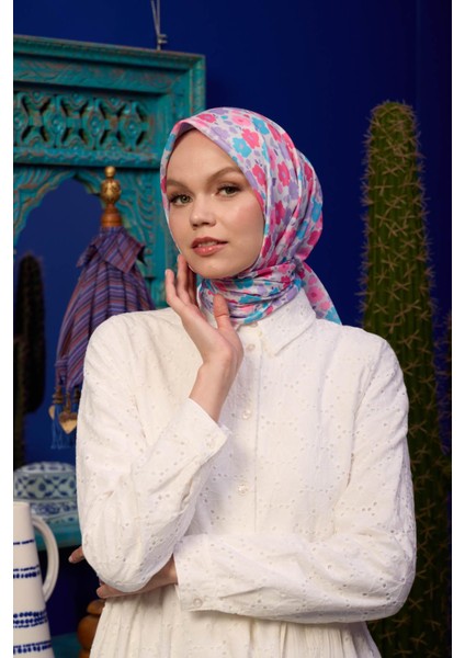 Marrakech Koleksiyon Soft Eşarp Vizon Siyah Kahve 1192-01