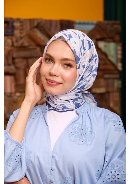 Marrakech Koleksiyon Soft Eşarp Gri Mor 1195-06