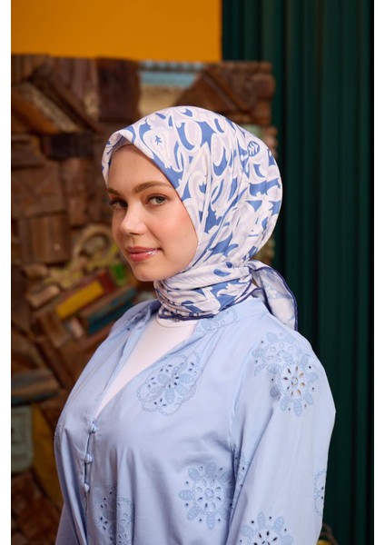 Marrakech Koleksiyon Soft Eşarp Gri Mor 1195-06