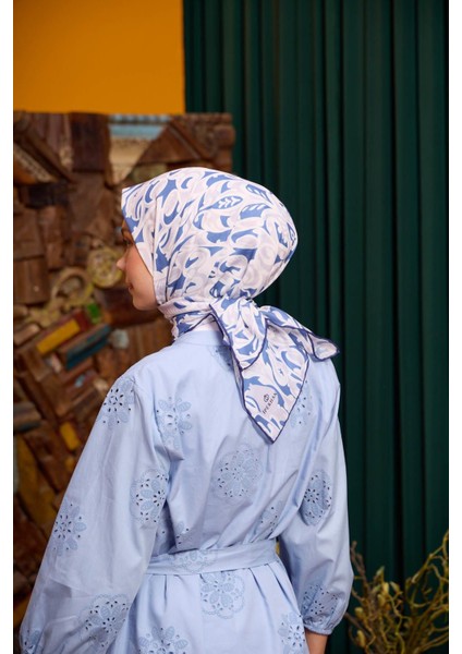 Marrakech Koleksiyon Soft Eşarp Gri Mor 1195-06