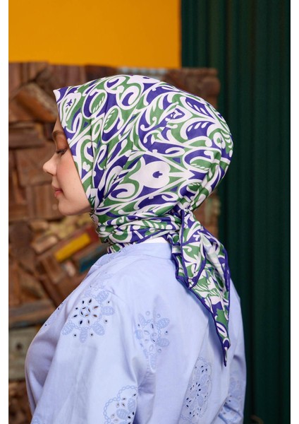 Marrakech Koleksiyon Soft Eşarp Gri Mor 1195-06