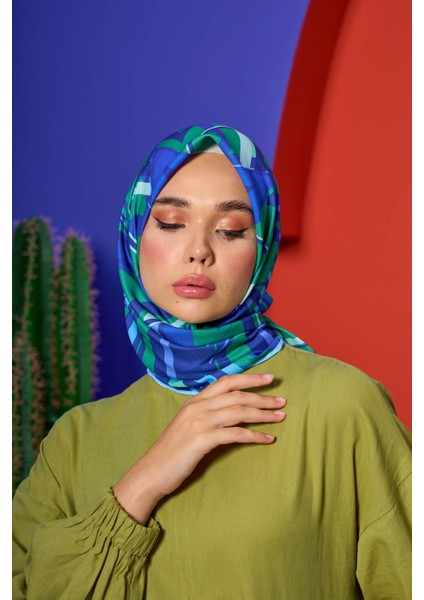 Marrakech Koleksiyon Soft Eşarp Kiraz Pembe Keten 1208-04