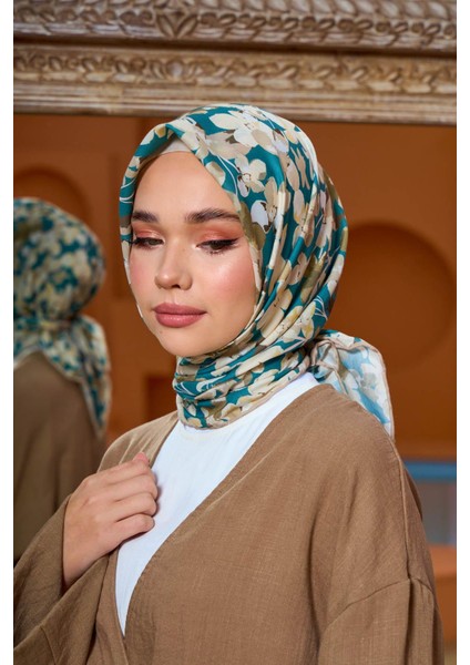 Marrakech Koleksiyon Soft Eşarp Siyah Gri 1200-15