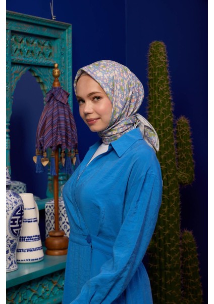 Marrakech Koleksiyon Soft Eşarp Açık Mor Hardal 1193-01 fiyatları