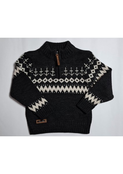 Fermuarlı Kazaklı Ikili Bebek Takımı modelleri