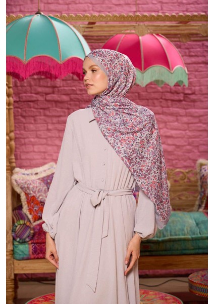 Marrakech Koleksiyon Soft Şal Yağ Yeşili Fuşya 3046-01 modelleri