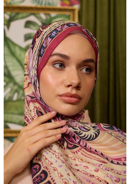 Marrakech Koleksiyon Soft Şal Şeftali Kırmızı 3047-09 fiyatları