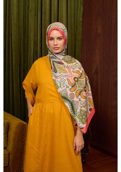 Marrakech Koleksiyon Soft Şal Pembe Somon 3048-07