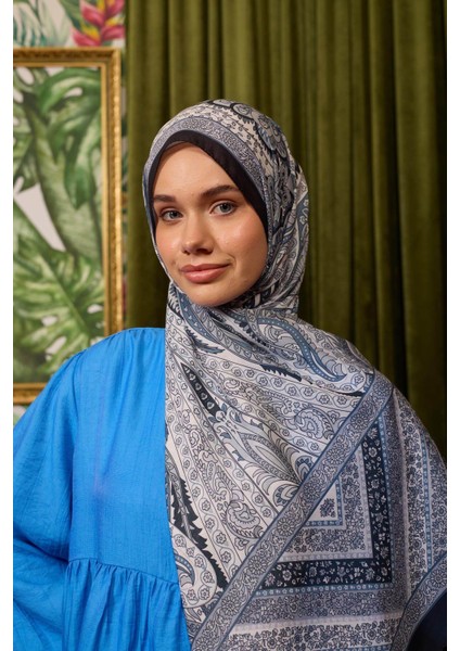 Marrakech Koleksiyon Soft Şal Koyu Gri Siyah 3047-13