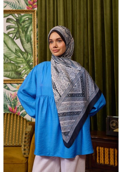Marrakech Koleksiyon Soft Şal Koyu Gri Siyah 3047-13