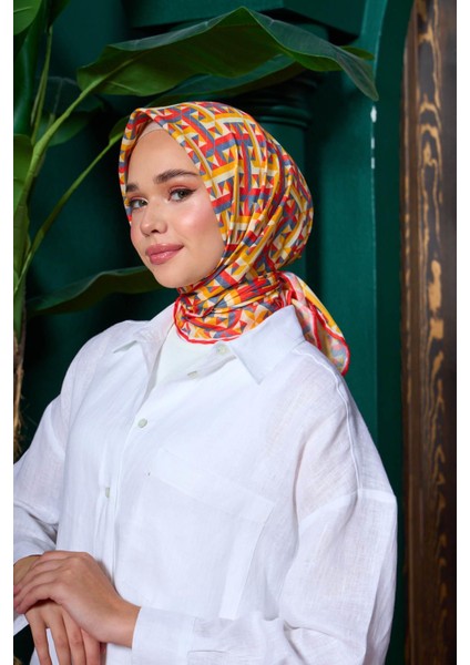 Marrakech Koleksiyon Soft Eşarp Somon Ametist 1203-10