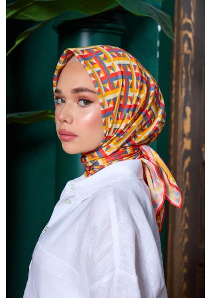 Marrakech Koleksiyon Soft Eşarp Somon Ametist 1203-10