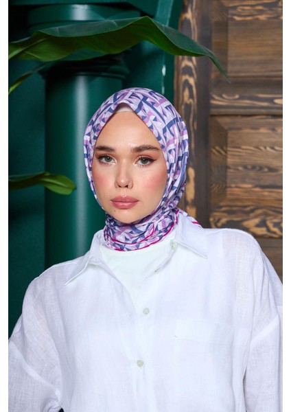Marrakech Koleksiyon Soft Eşarp Somon Ametist 1203-10