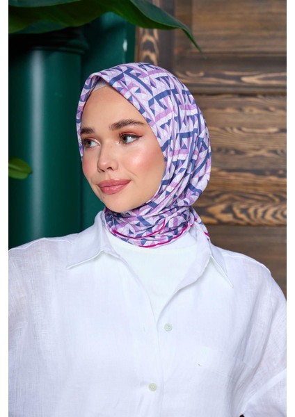 Marrakech Koleksiyon Soft Eşarp Somon Ametist 1203-10