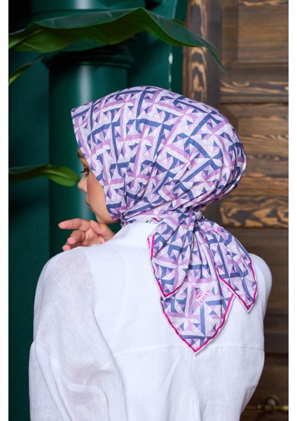 Marrakech Koleksiyon Soft Eşarp Somon Ametist 1203-10