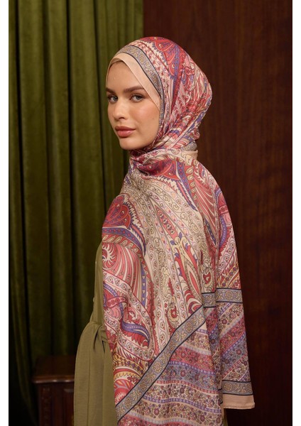 Marrakech Koleksiyon Soft Şal Şeftali Kırmızı 3047-09