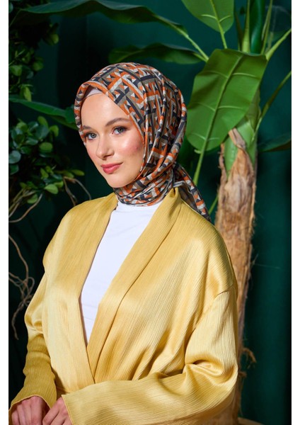 Marrakech Koleksiyon Soft Eşarp Somon Ametist 1203-10