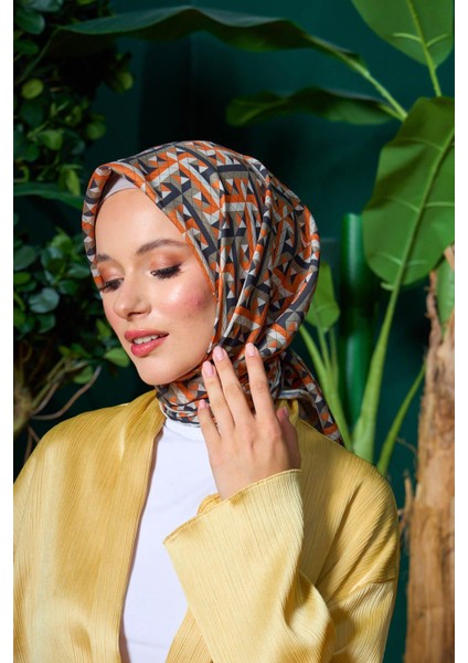 Marrakech Koleksiyon Soft Eşarp Somon Ametist 1203-10