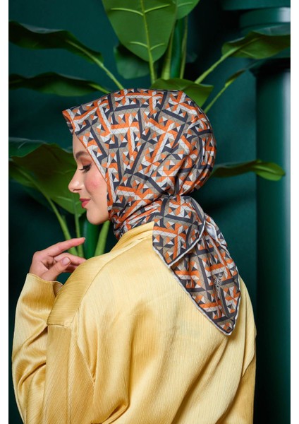 Marrakech Koleksiyon Soft Eşarp Somon Ametist 1203-10