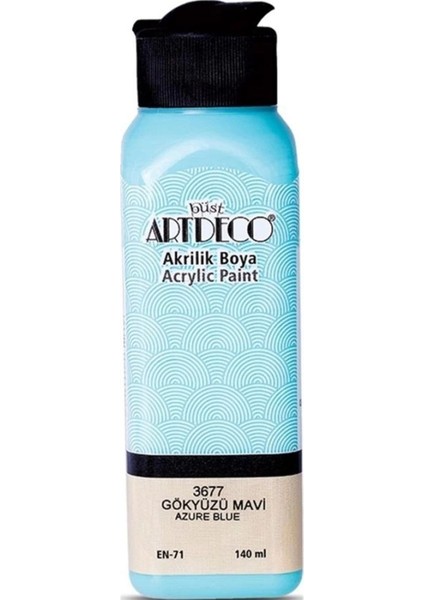 Akrilik Boya 140 ML Gökyüzü Mavi 070R-3677