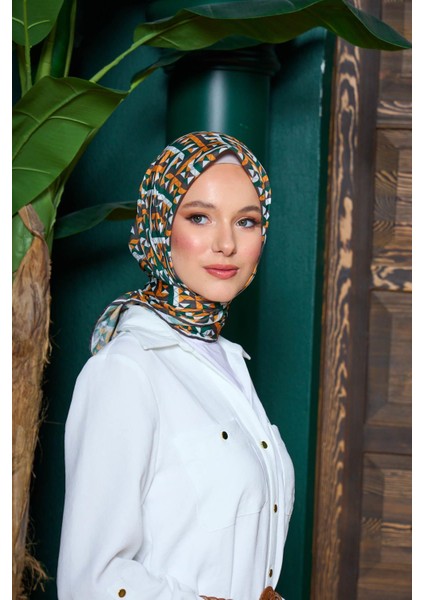 Marrakech Koleksiyon Soft Eşarp Somon Ametist 1203-10