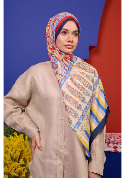 Marrakech Koleksiyon Soft Şal Mavi Çimen Yeşili 3049-14 fırsatları