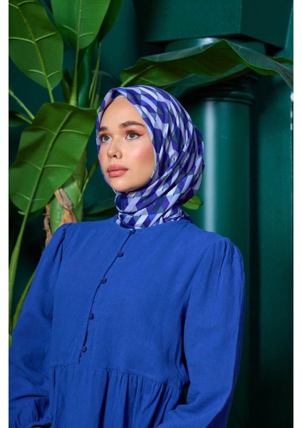 Marrakech Koleksiyon Soft Eşarp Siyah Çam Yeşili 1205-05