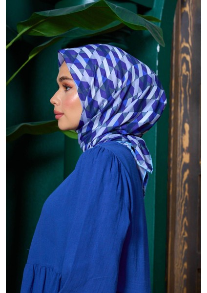 Marrakech Koleksiyon Soft Eşarp Siyah Çam Yeşili 1205-05
