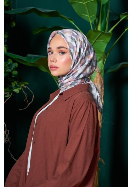 Marrakech Koleksiyon Soft Eşarp Siyah Çam Yeşili 1205-05