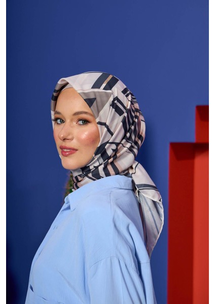 Marrakech Koleksiyon Soft Eşarp Kiraz Pembe Keten 1208-04