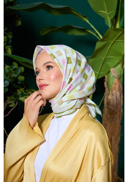 Marrakech Koleksiyon Soft Eşarp Turuncu Yeşil 1204-06 fiyatları