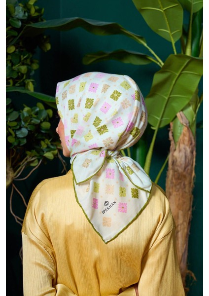 Marrakech Koleksiyon Soft Eşarp Turuncu Yeşil 1204-06 fırsatları