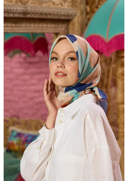 Marrakech Koleksiyon Soft Eşarp Turuncu Koyu Lila 1198-06 fiyatları