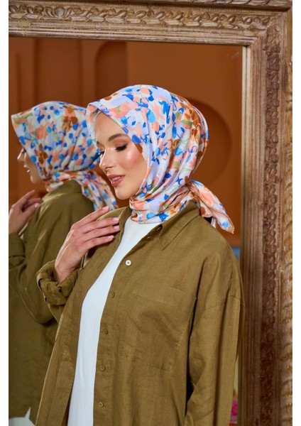 Marrakech Koleksiyon Soft Eşarp Siyah Gri 1200-15