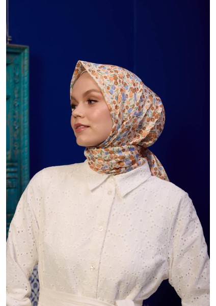 Marrakech Koleksiyon Soft Eşarp Açık Mor Hardal 1193-01 fiyatları