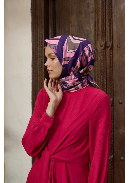 Marrakech Koleksiyon Soft Eşarp Pempe Mor 1197-06 fiyatları