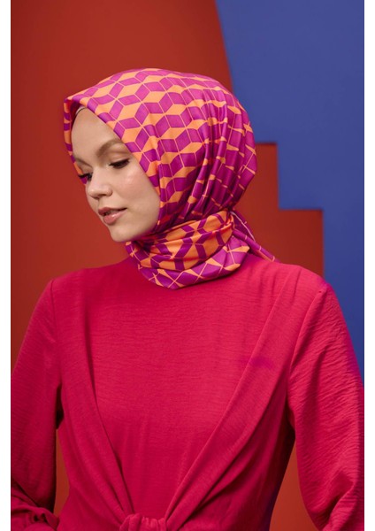 Marrakech Koleksiyon Soft Eşarp Koyu Lila 1194-10